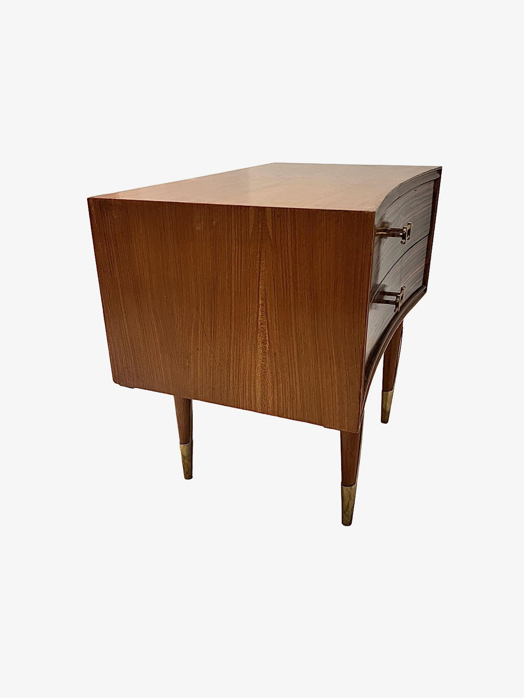 Pair of Night Stands Made of Rosewood, circa 1960, Mid-Century Modern For Sale 8