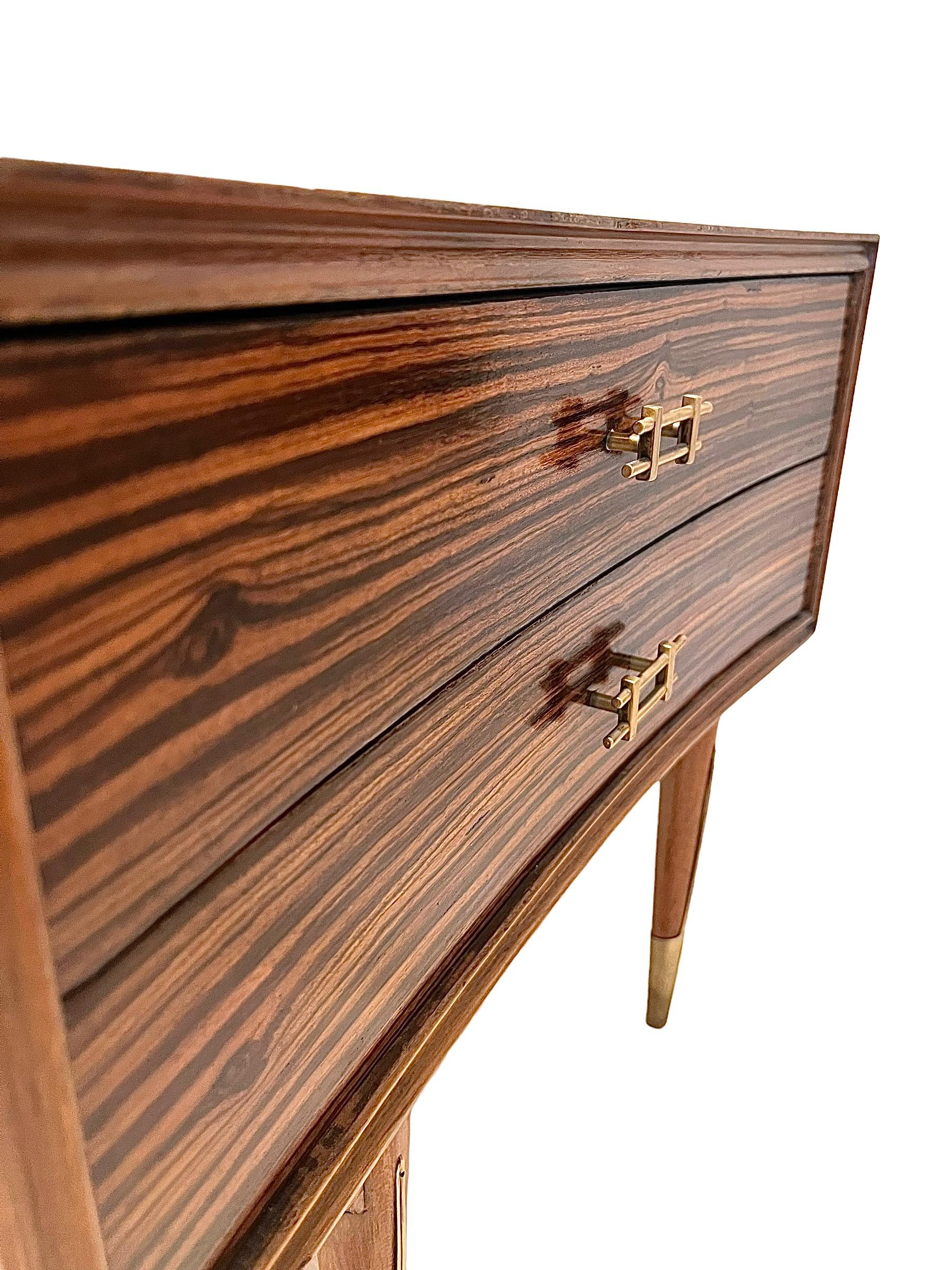 Pair of Night Stands Made of Rosewood, circa 1960, Mid-Century Modern For Sale 12