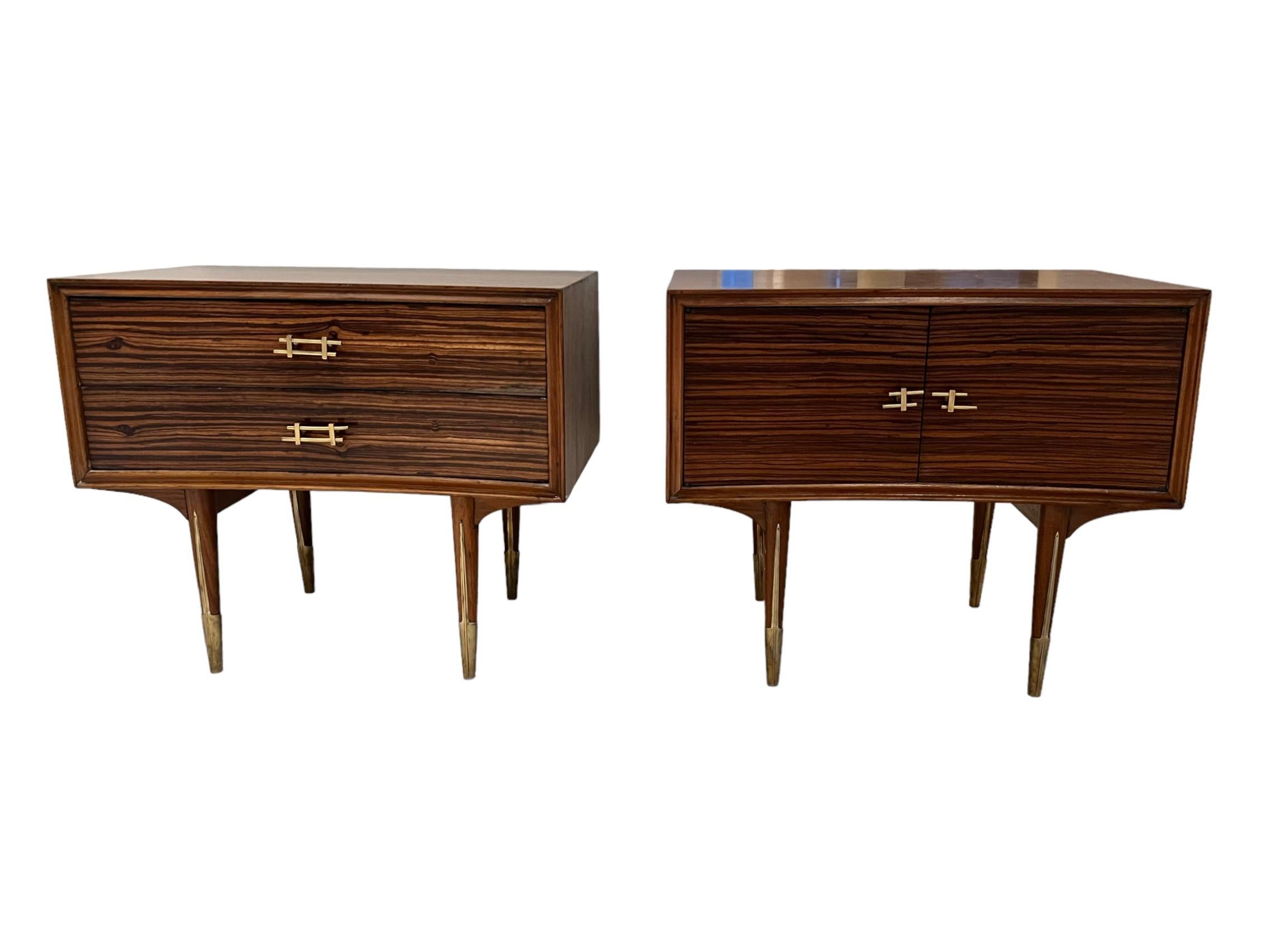 Pair of Night Stands Made of Rosewood, circa 1960, Mid-Century Modern For Sale 13