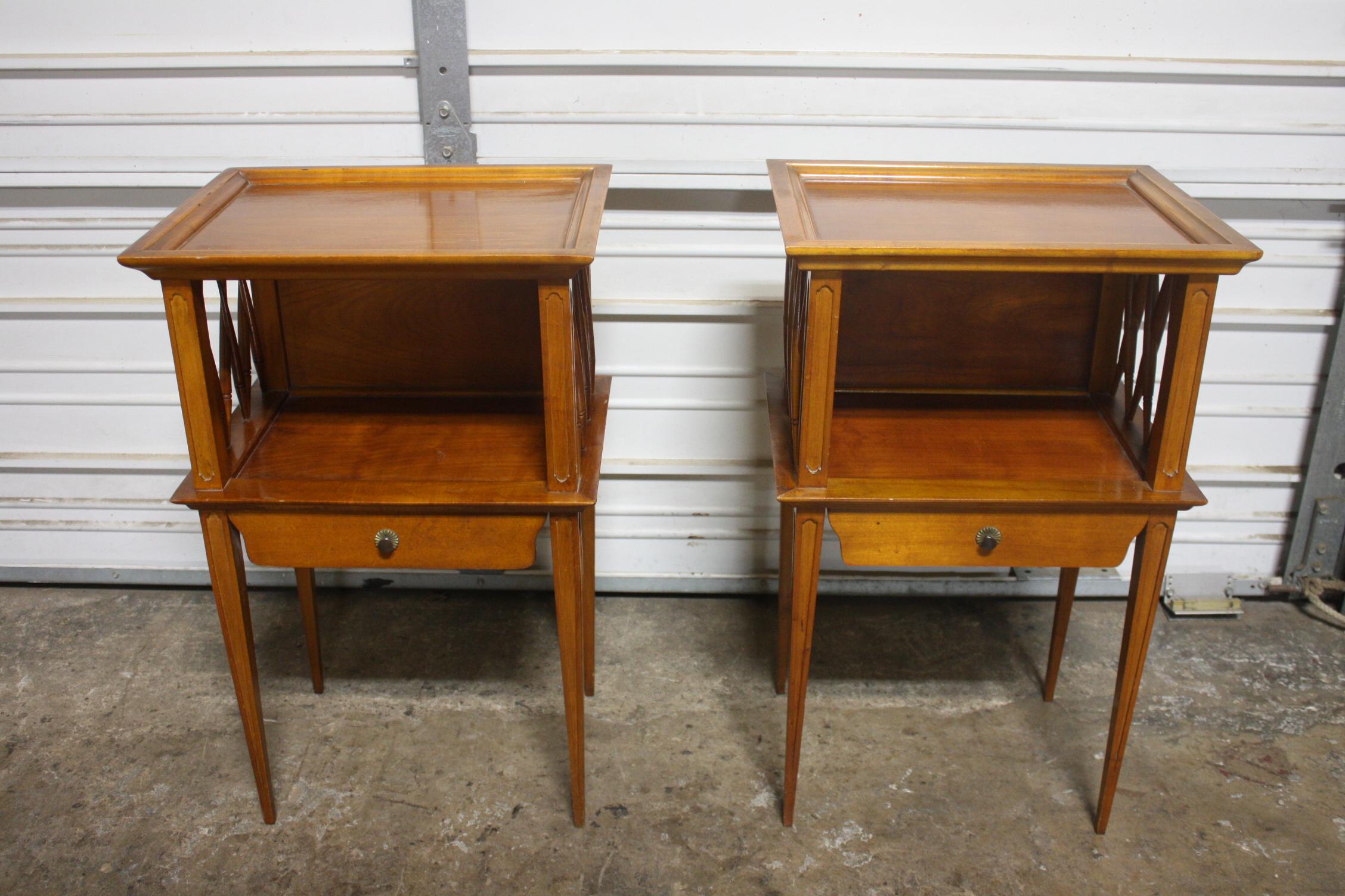 Pair of Night Stands or Side Tables 1