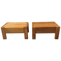 Pair of Nightstand by Pierre Chapo