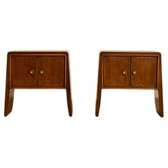 Paire de tables de nuit. Att. à Paolo Buffa