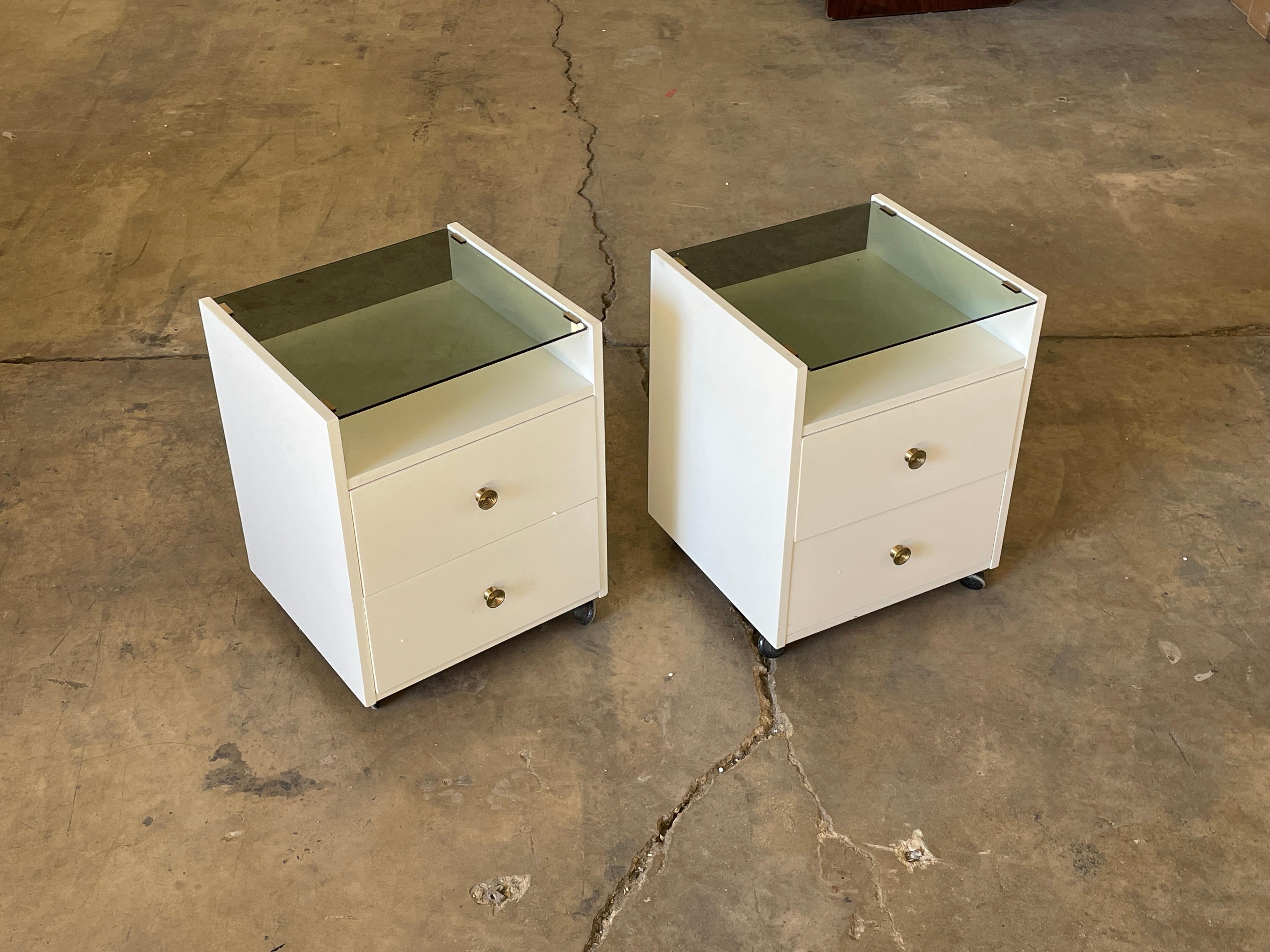 Italian Pair of Nightstands by Carlo De Carli for Sormani, Italy, 1960s For Sale