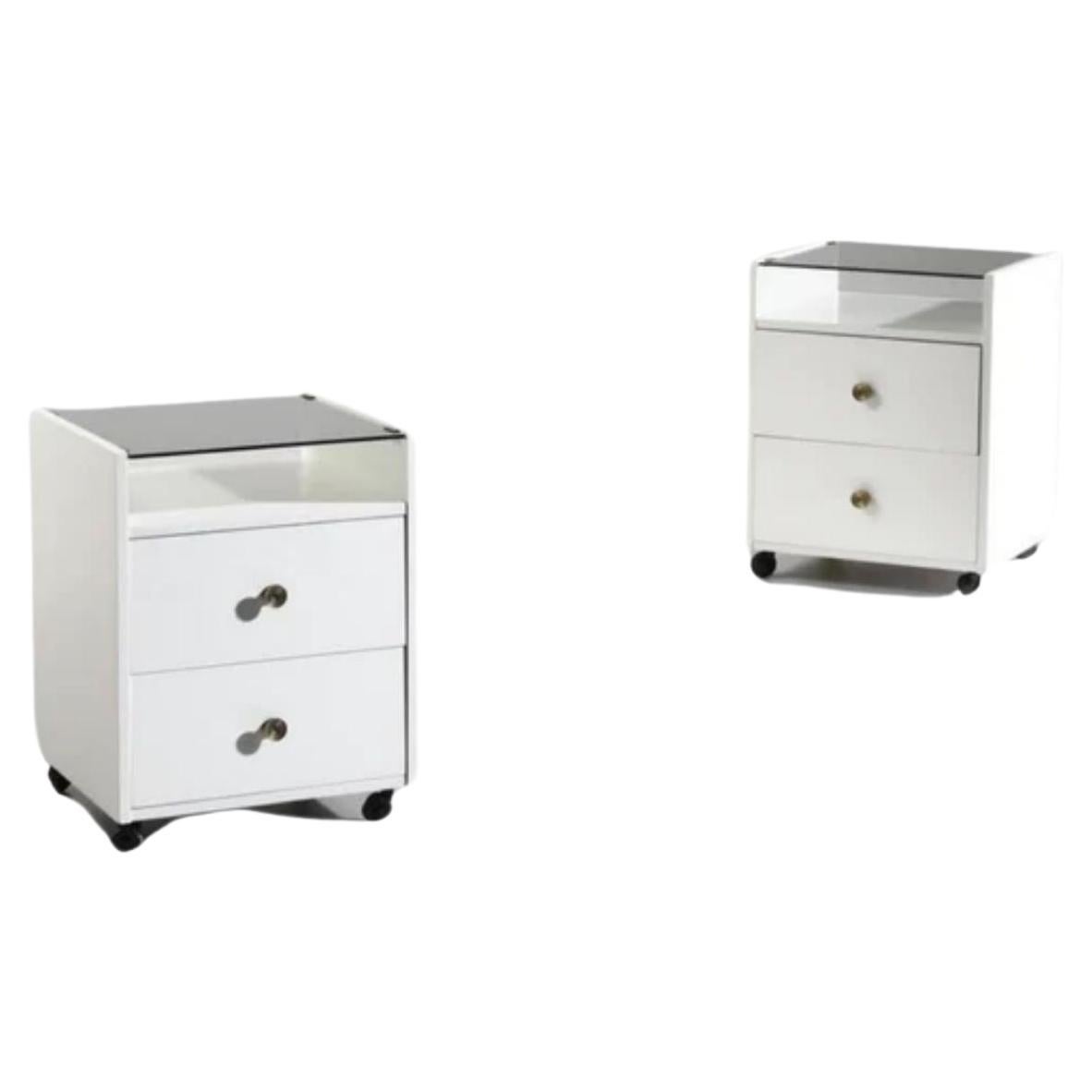 Pair of Nightstands by Carlo De Carli for Sormani, Italy, 1960s For Sale
