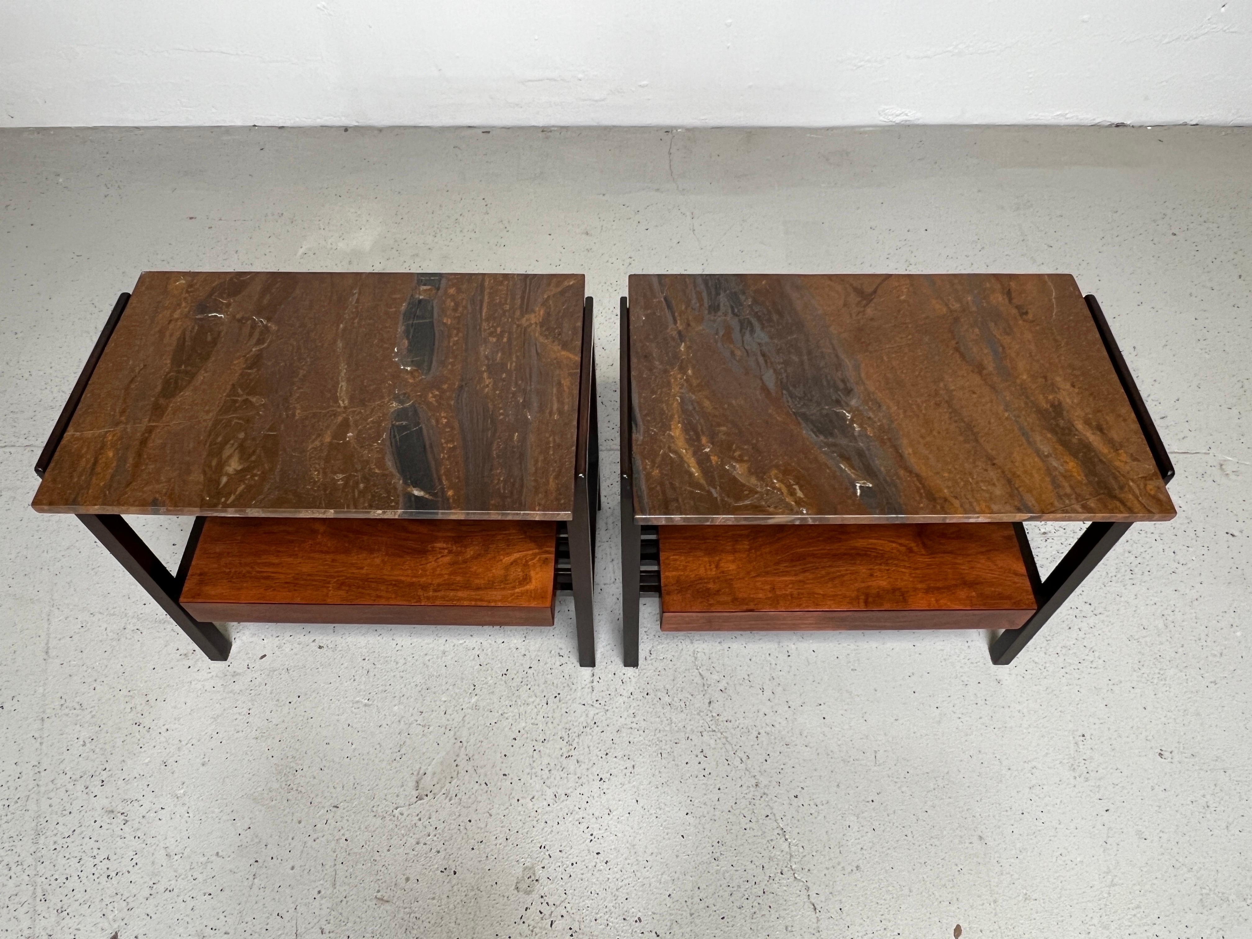 Pair of Nightstands by Edward Wormley for Dunbar 6