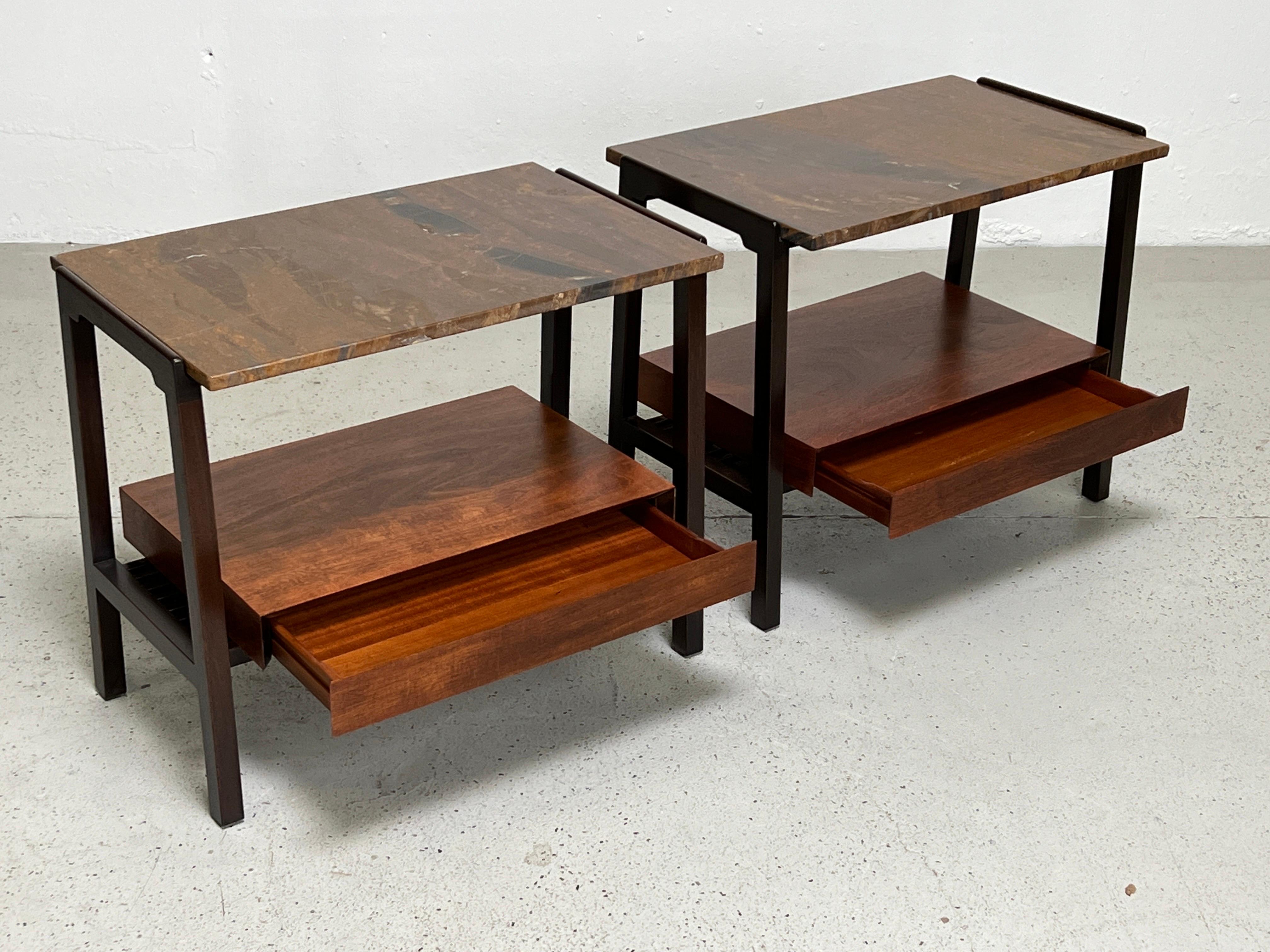 Pair of Nightstands by Edward Wormley for Dunbar 8