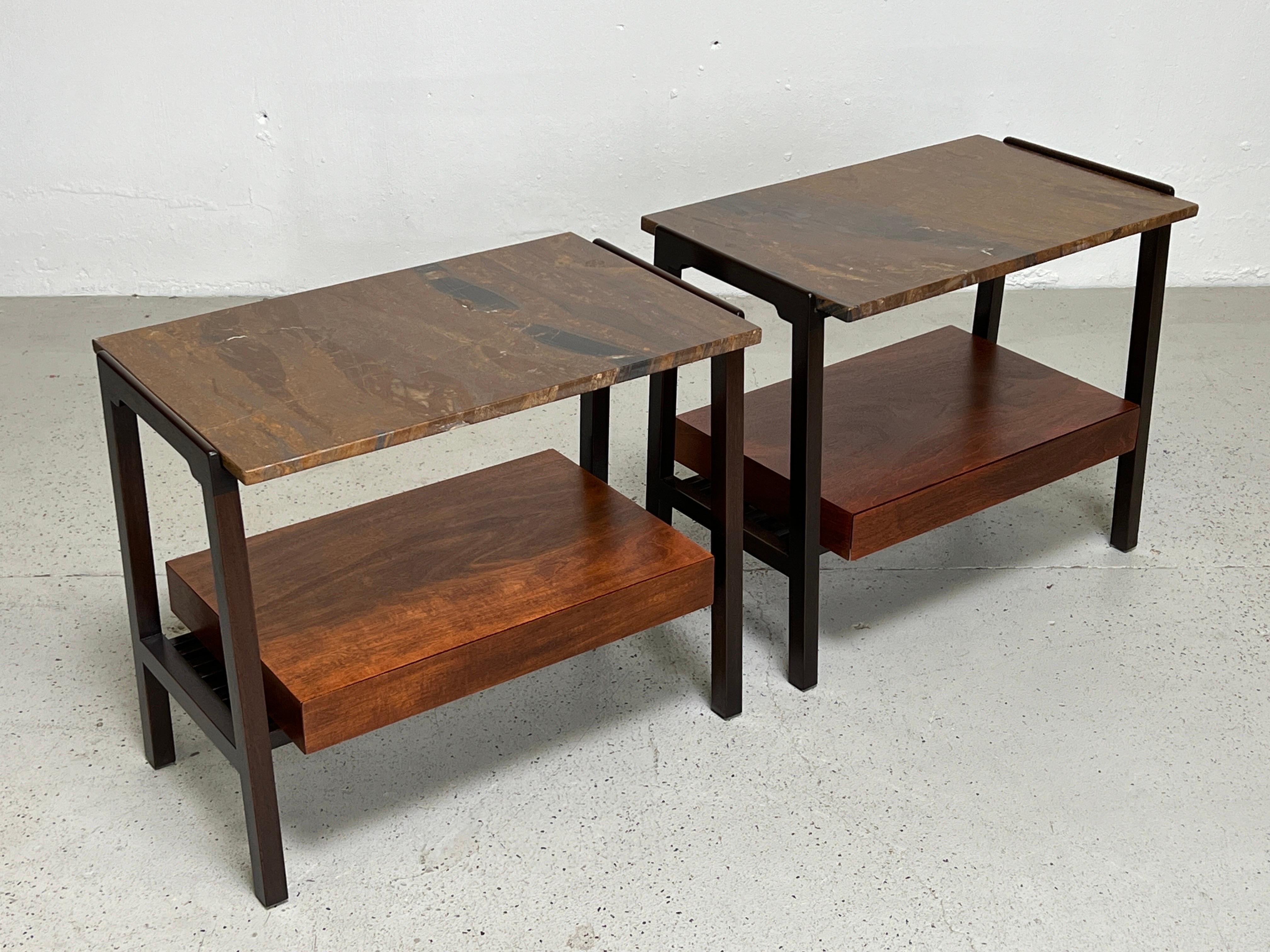 Pair of Nightstands by Edward Wormley for Dunbar 9