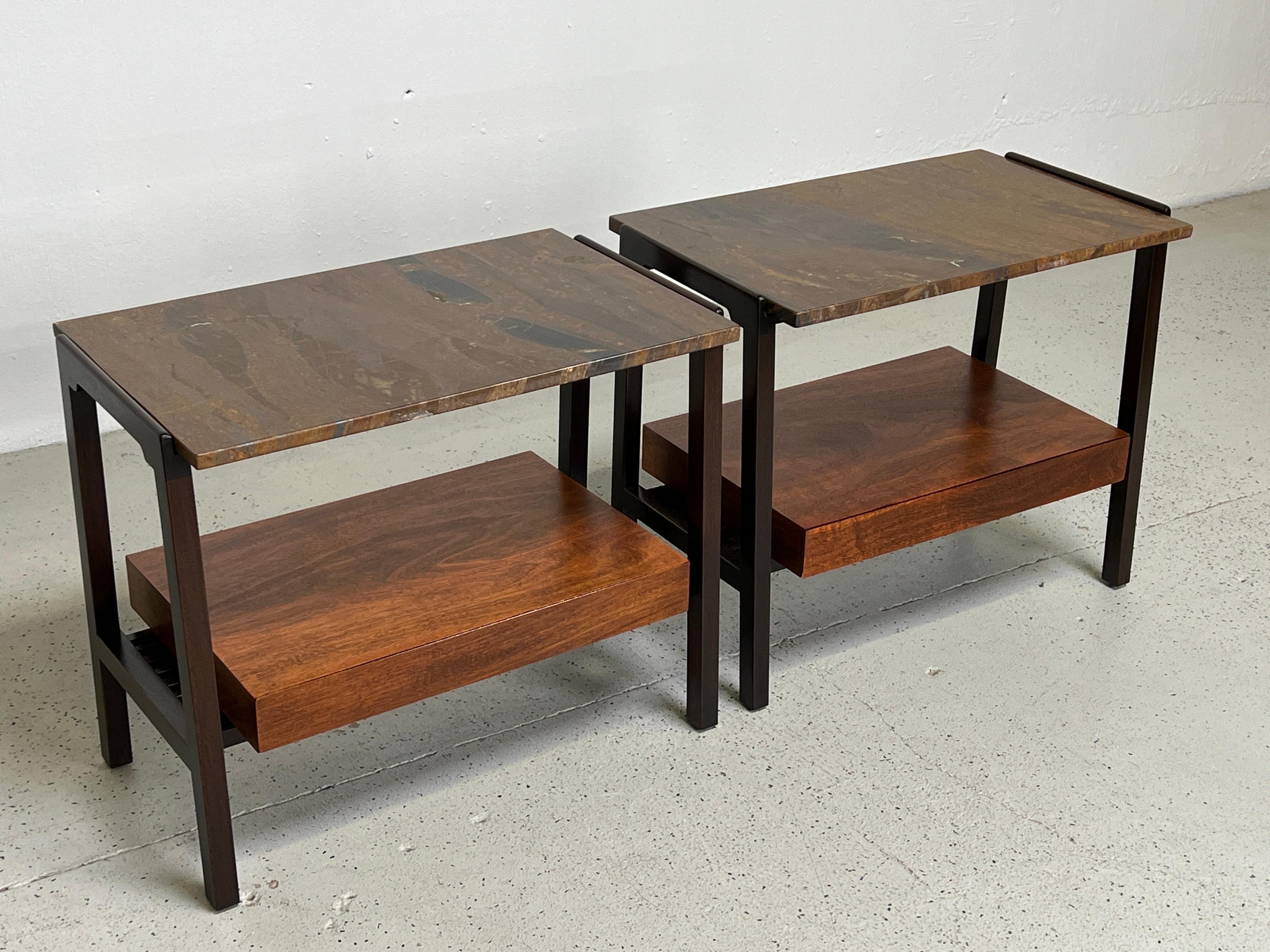 Pair of Nightstands by Edward Wormley for Dunbar 12