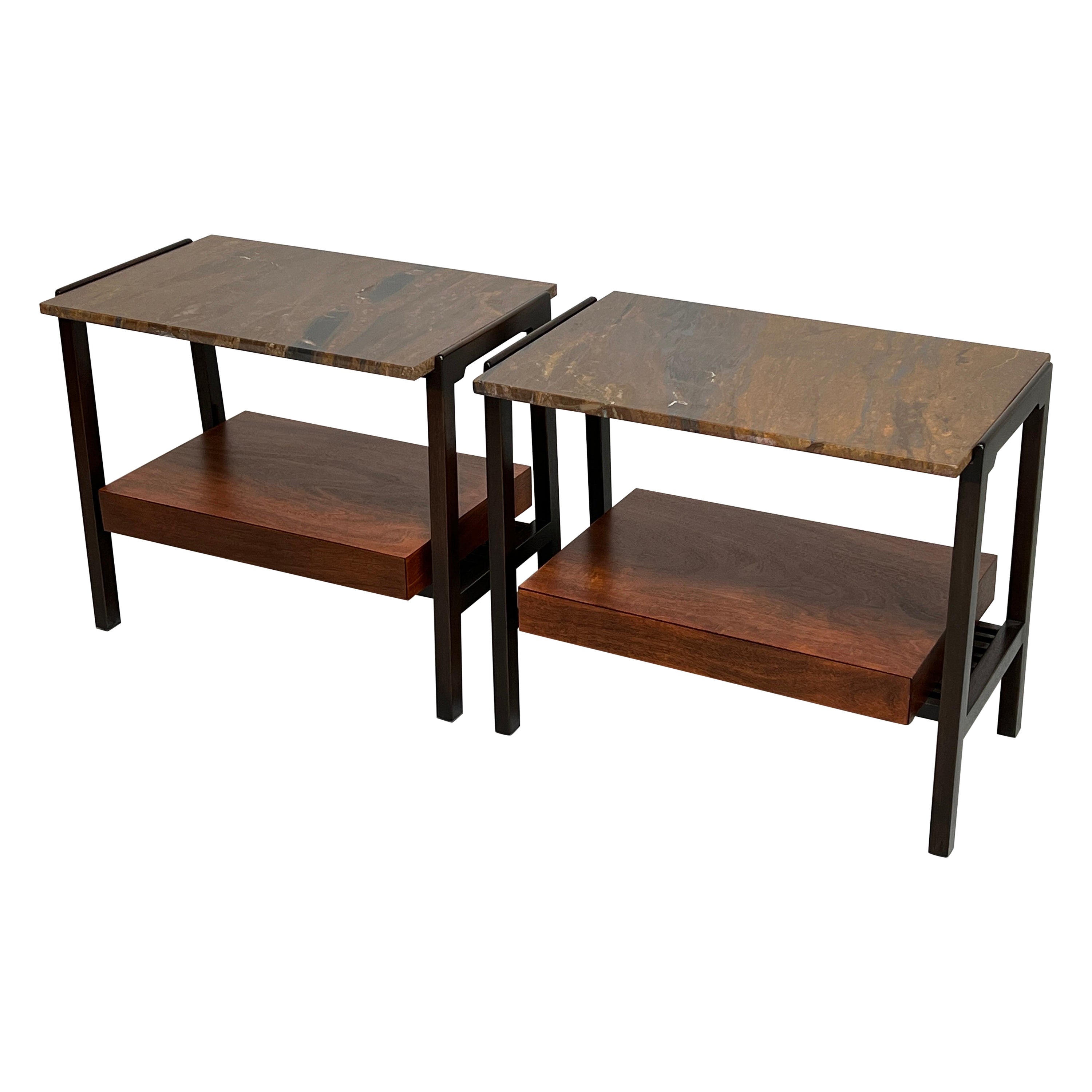 Pair of Nightstands by Edward Wormley for Dunbar