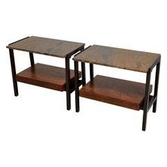 Pair of Nightstands by Edward Wormley for Dunbar