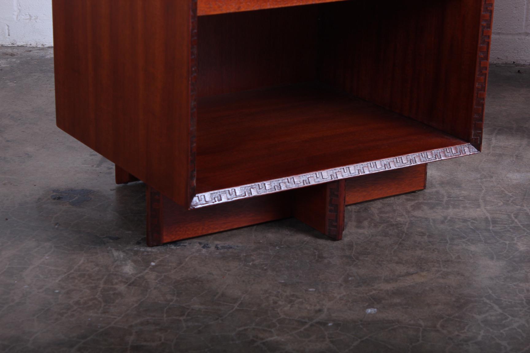 Pair of Nightstands by Frank Lloyd Wright for Henredon 2