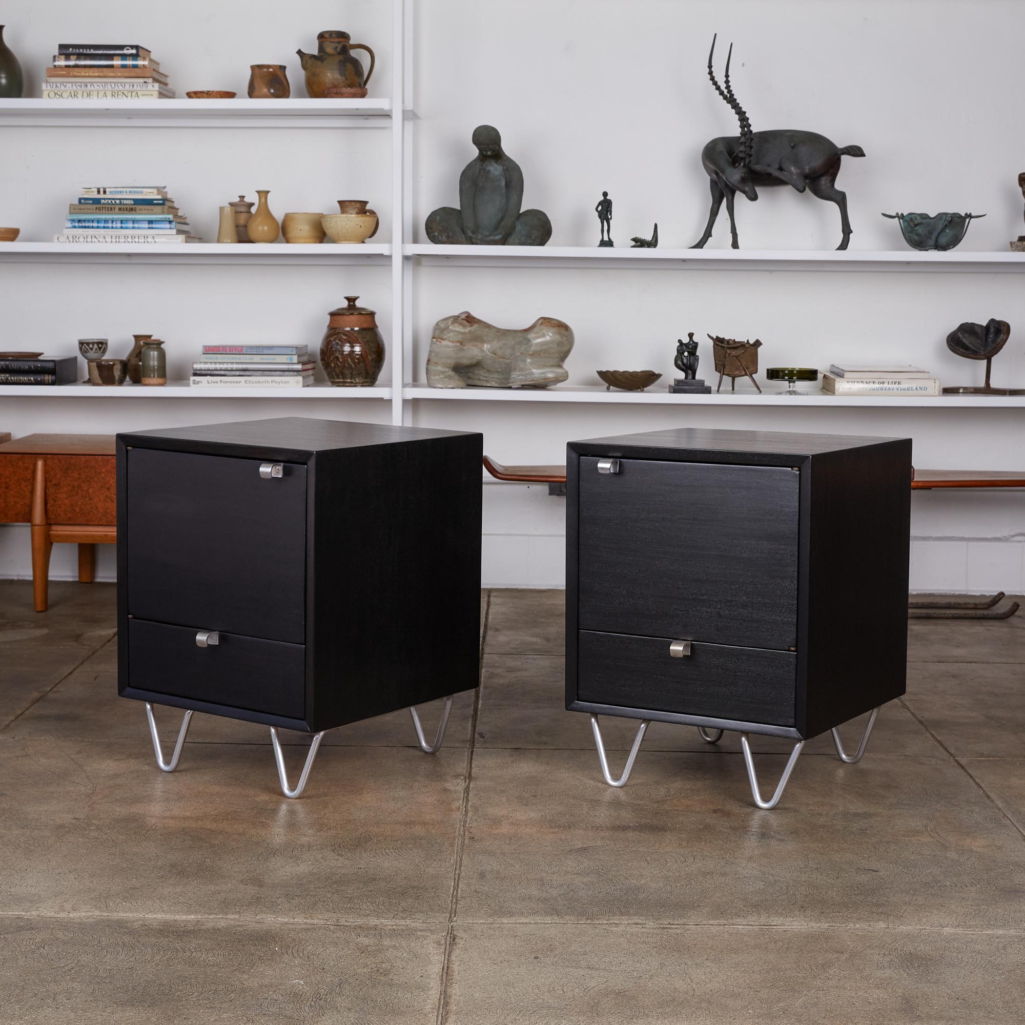 Mid-Century Modern Pair of Nightstands by George Nelson for Herman Miller