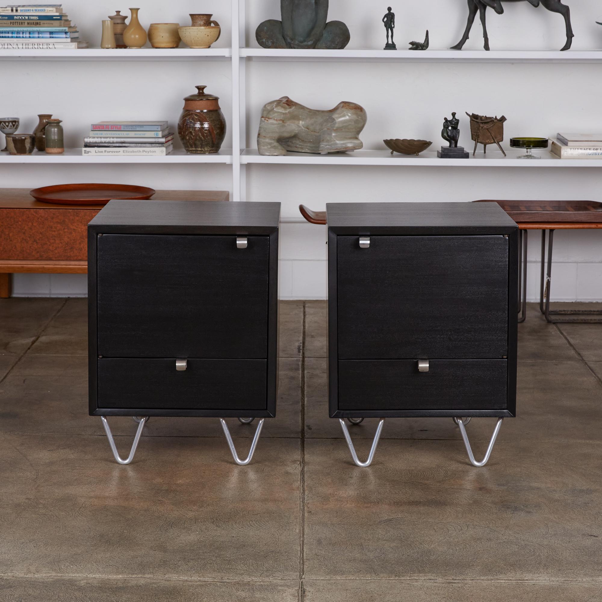 American Pair of Nightstands by George Nelson for Herman Miller