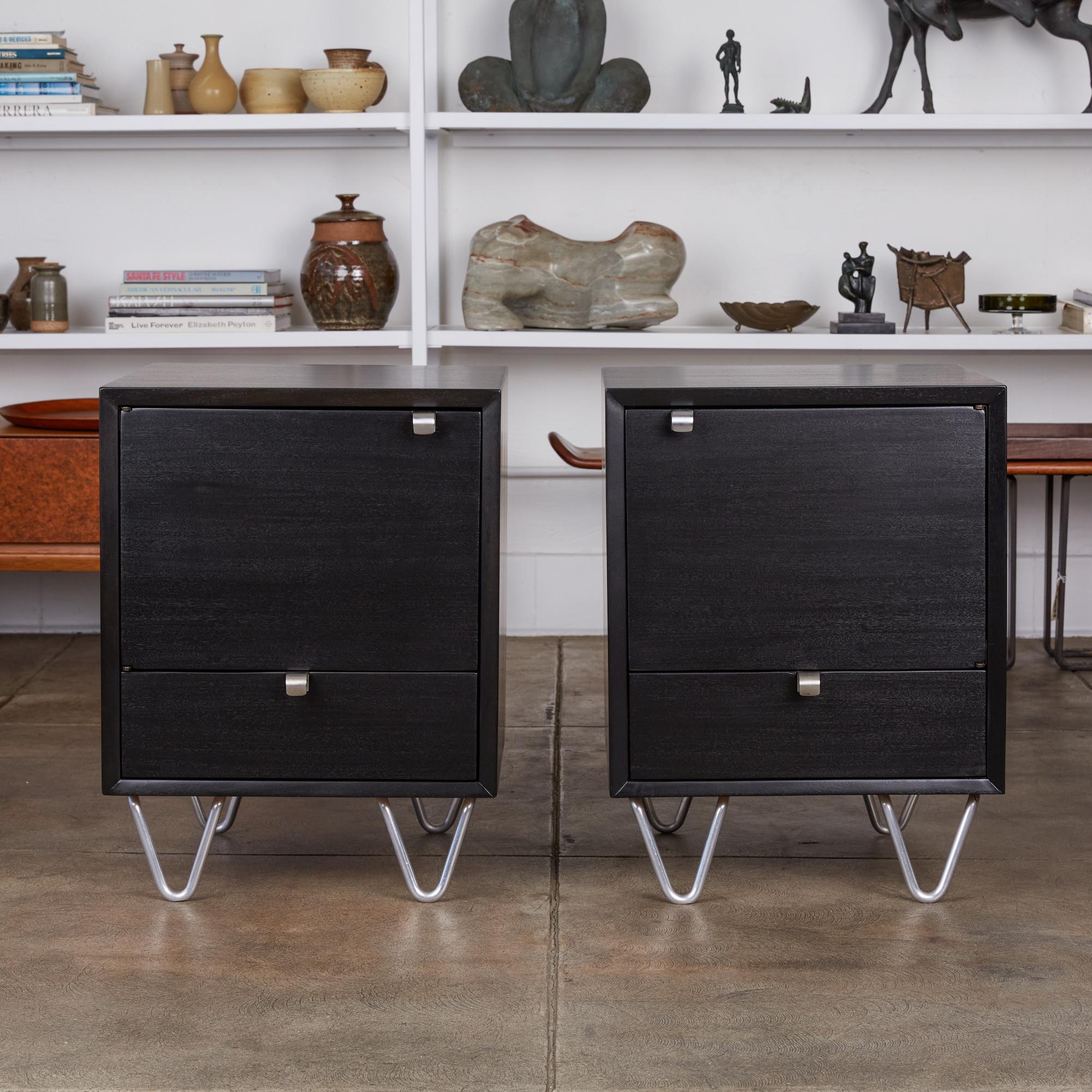 Pair of Nightstands by George Nelson for Herman Miller In Excellent Condition In Los Angeles, CA