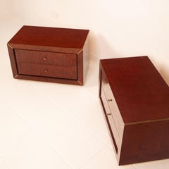 Pair of Nightstands by Gianluigi Gorgoni for Fratelli Turri, 1980