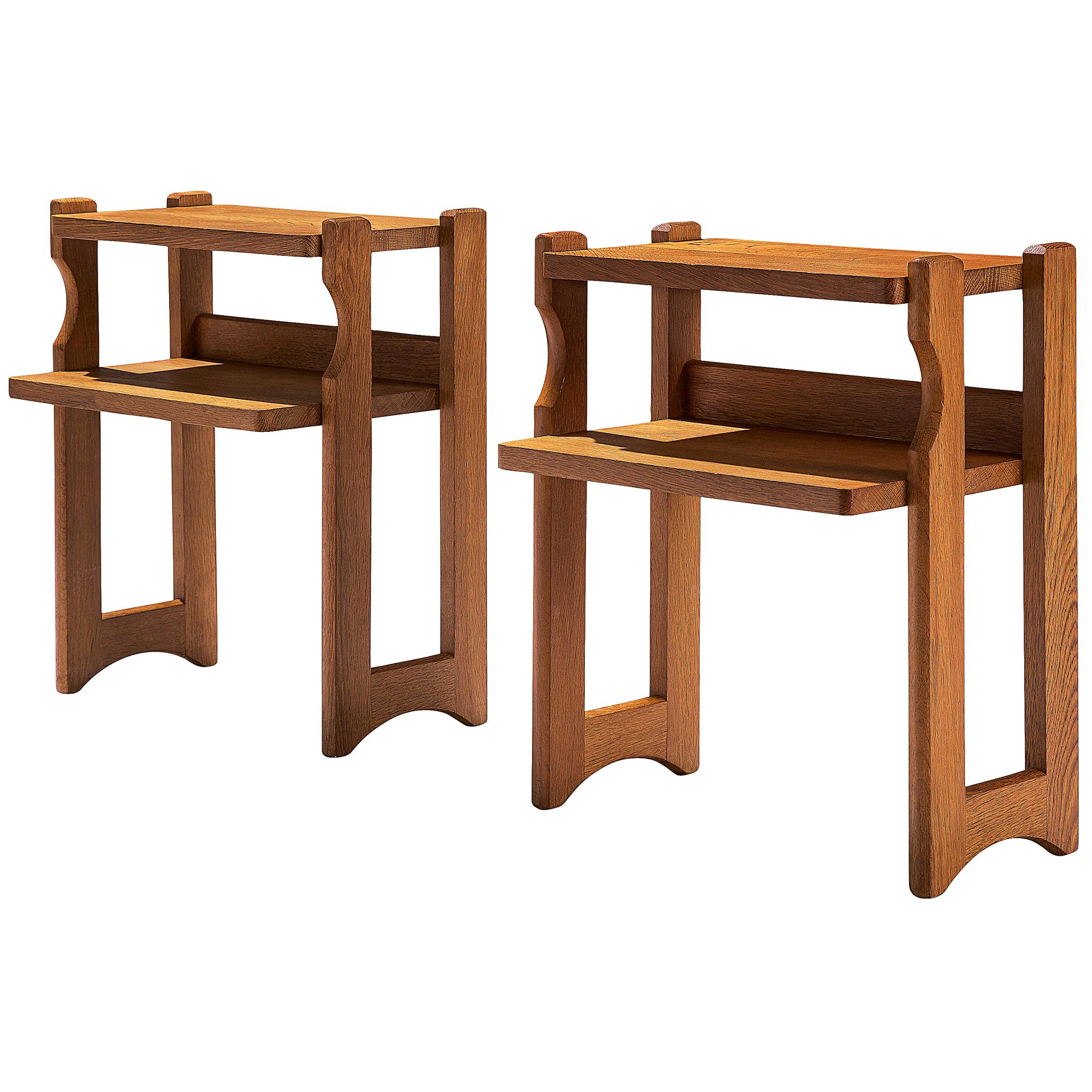 Pair of Nightstands by Guillerme et Chambron