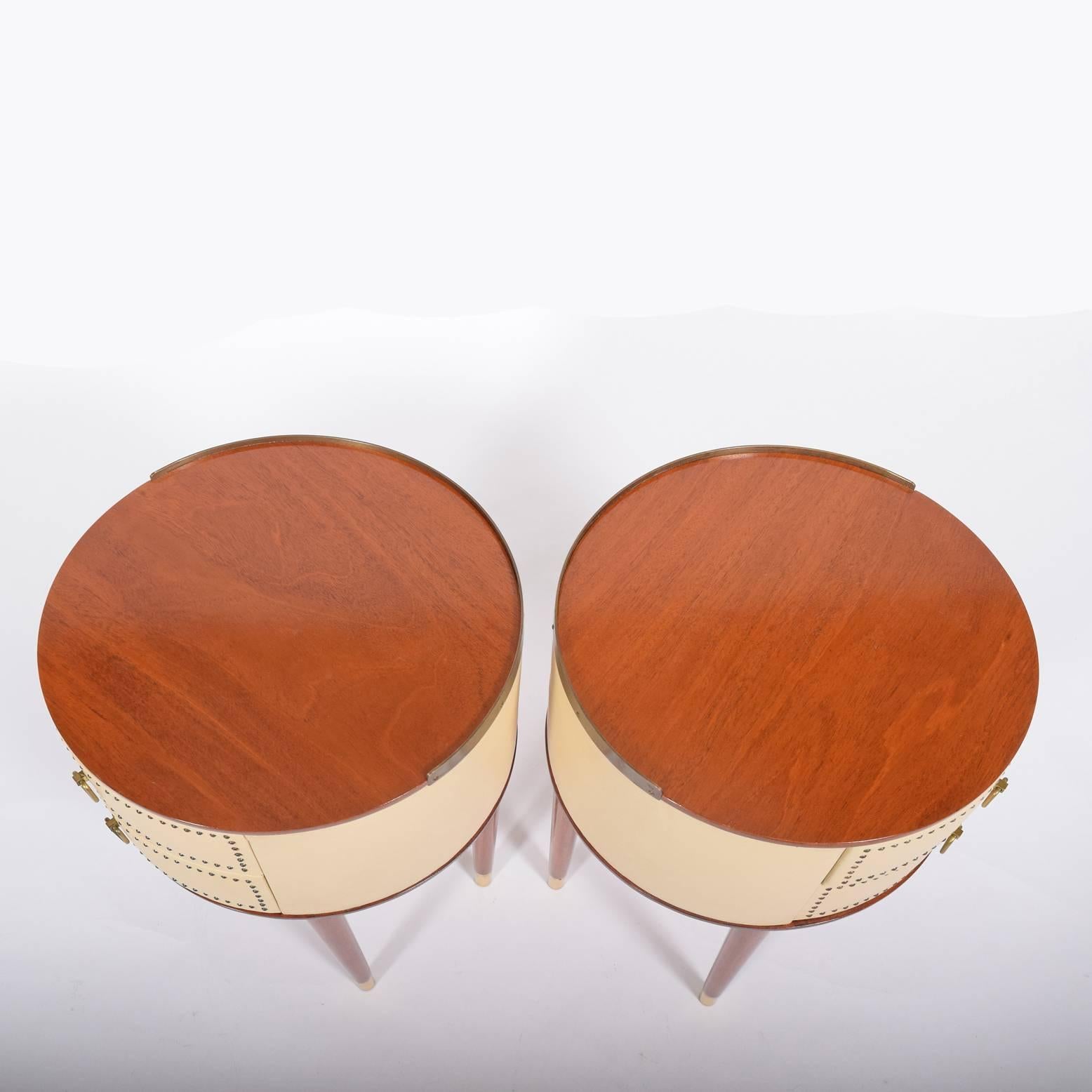 Pair of Nightstands by Halvdan Pettersson for Tibro 1