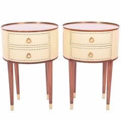 Pair of Nightstands by Halvdan Pettersson for Tibro