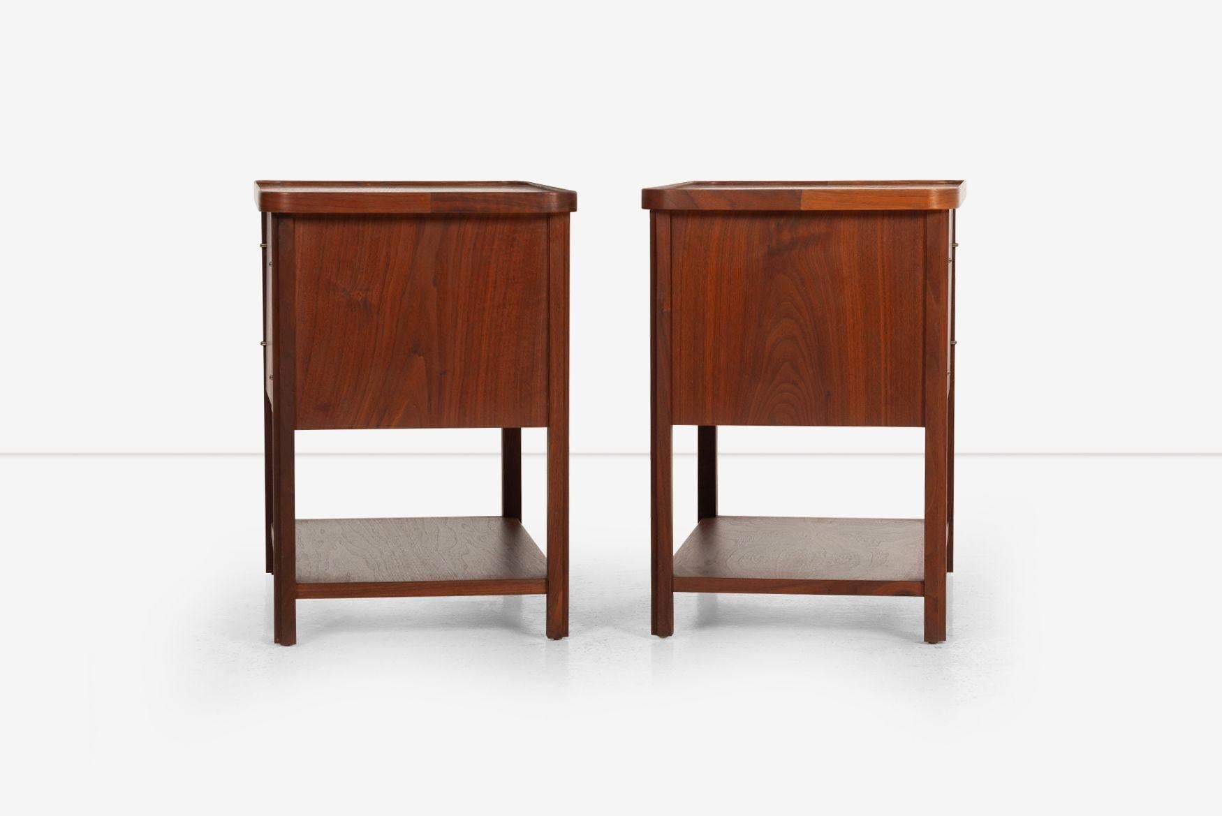 Pair of Nightstands by Jack Cartwright for Founders Furniture For Sale 1