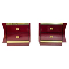 Vintage Pair of Nightstands by Jafan Corporation, USA 1960's