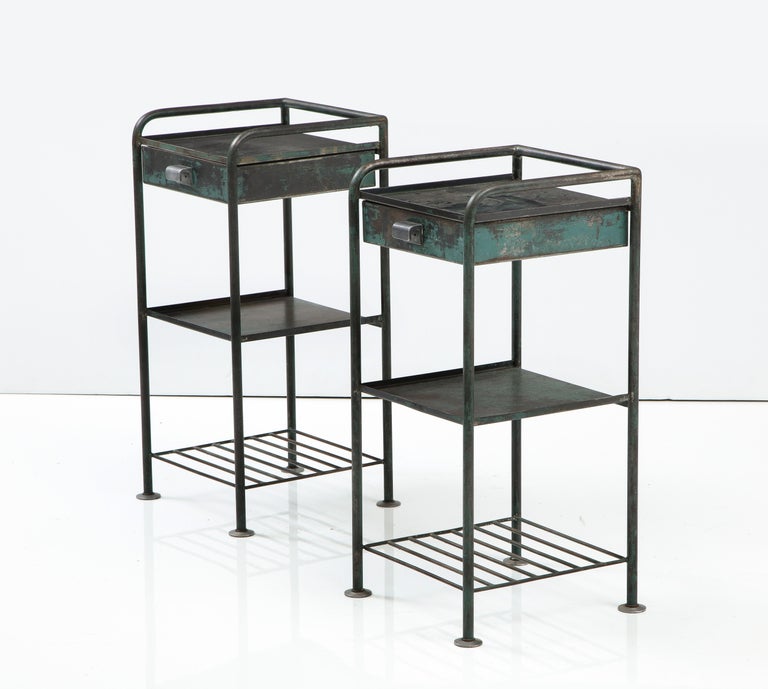 Mid-20th Century Pair of Nightstands by Jean Prouvé, France, c. 1935-1936 For Sale