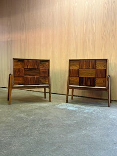 Pair of Nightstands by Jørgen Clausen for Brande Møbelfabrik