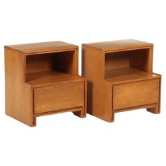 Vintage Pair of Nightstands by Russel Wright for Conant Ball