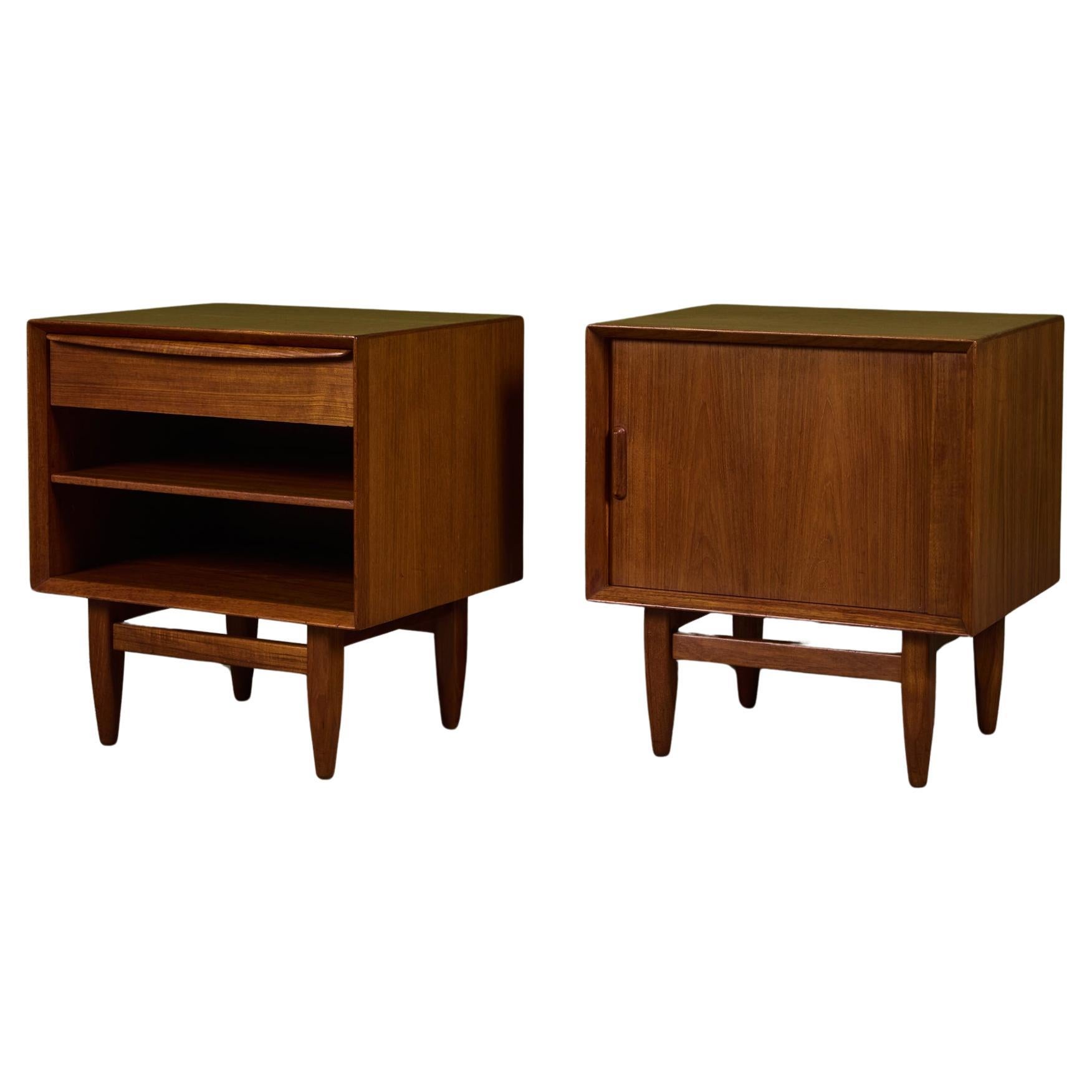 Pair of Nightstands by Svend Åge Madsen for Falster