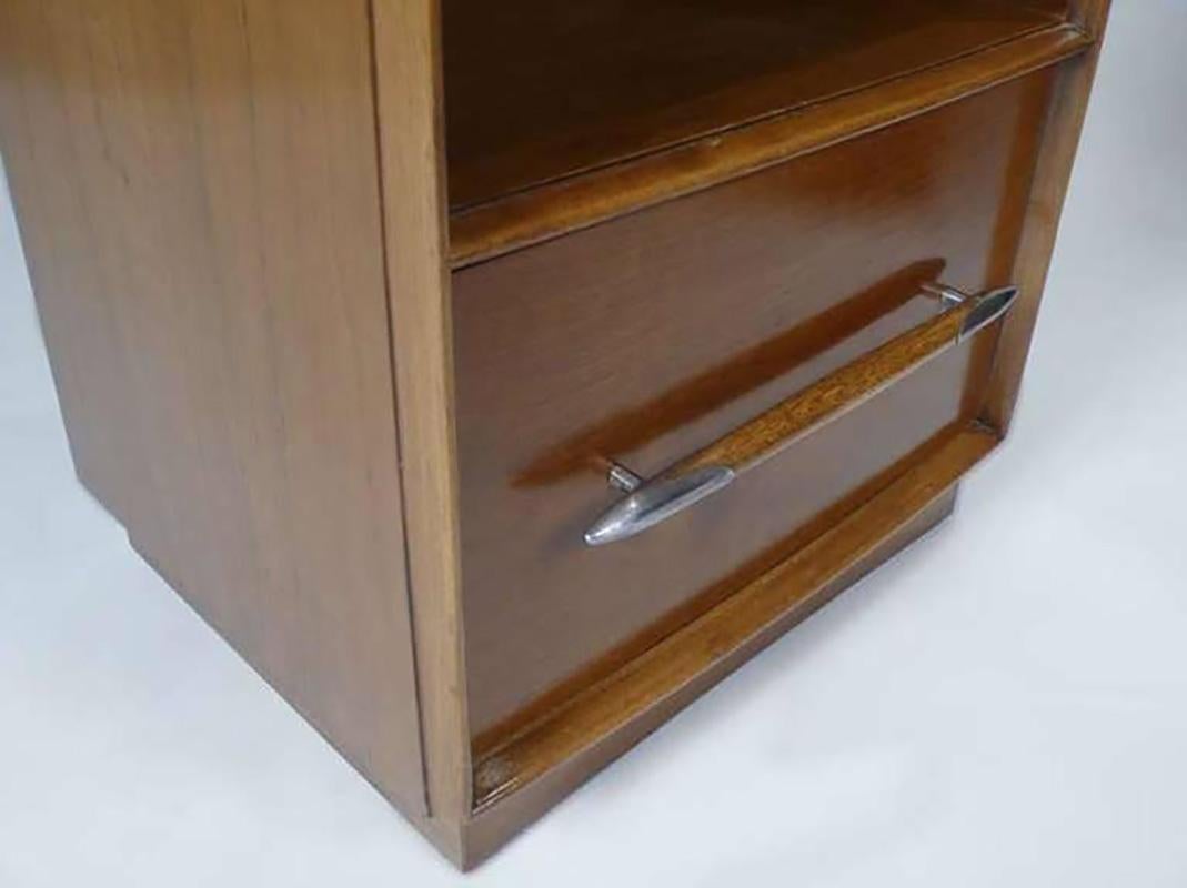 Américain Paire de tables de nuit par AT&T. Robsjohn Gibbings pour Widdicomb End Tables en vente