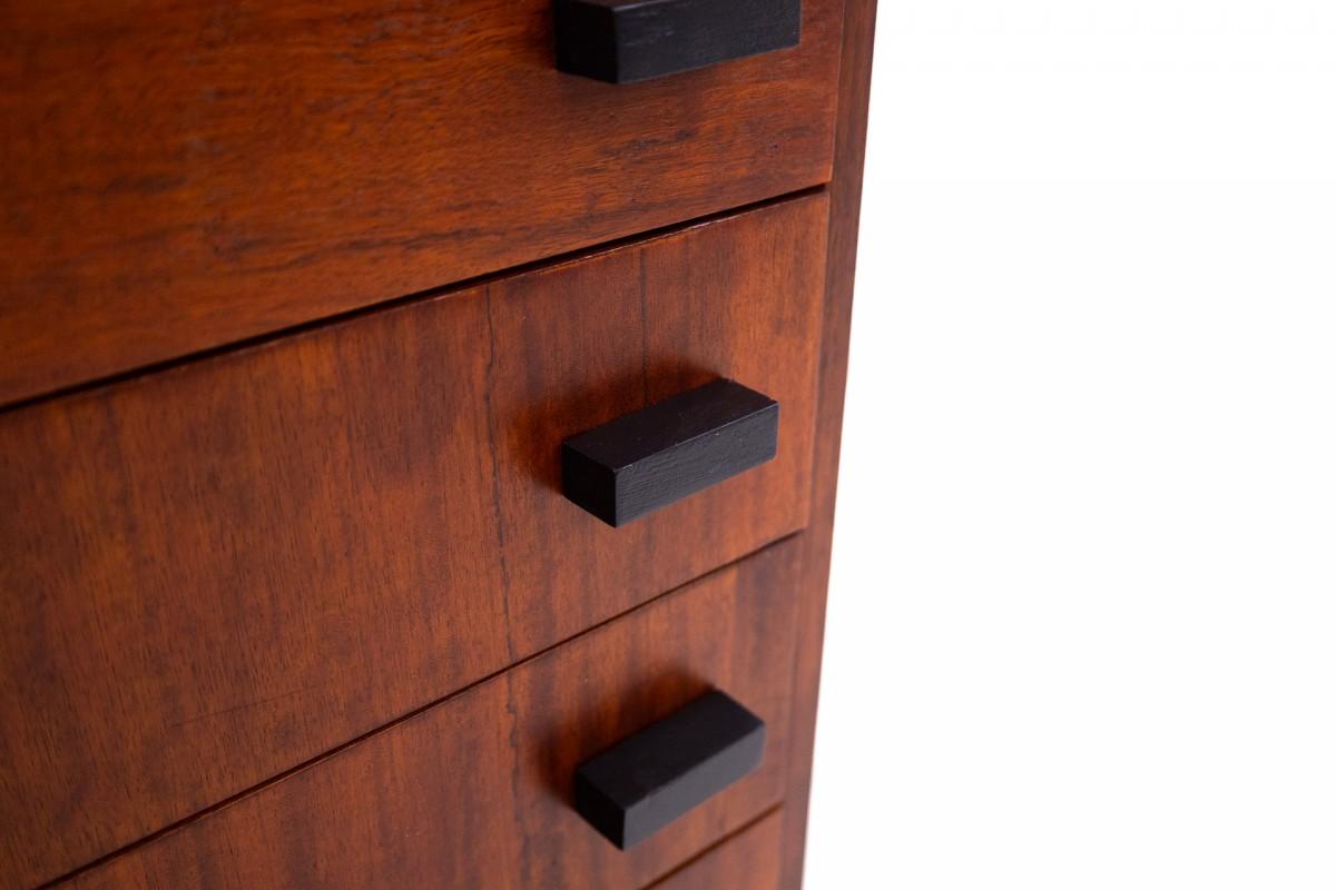 Coppia di comodini, Cecoslovacchia, anni '70, design di Frantisek Mezulanik. in vendita 6