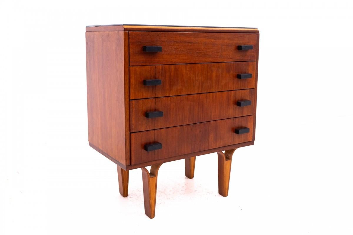 Coppia di comodini, Cecoslovacchia, anni '70, design di Frantisek Mezulanik. in vendita 3