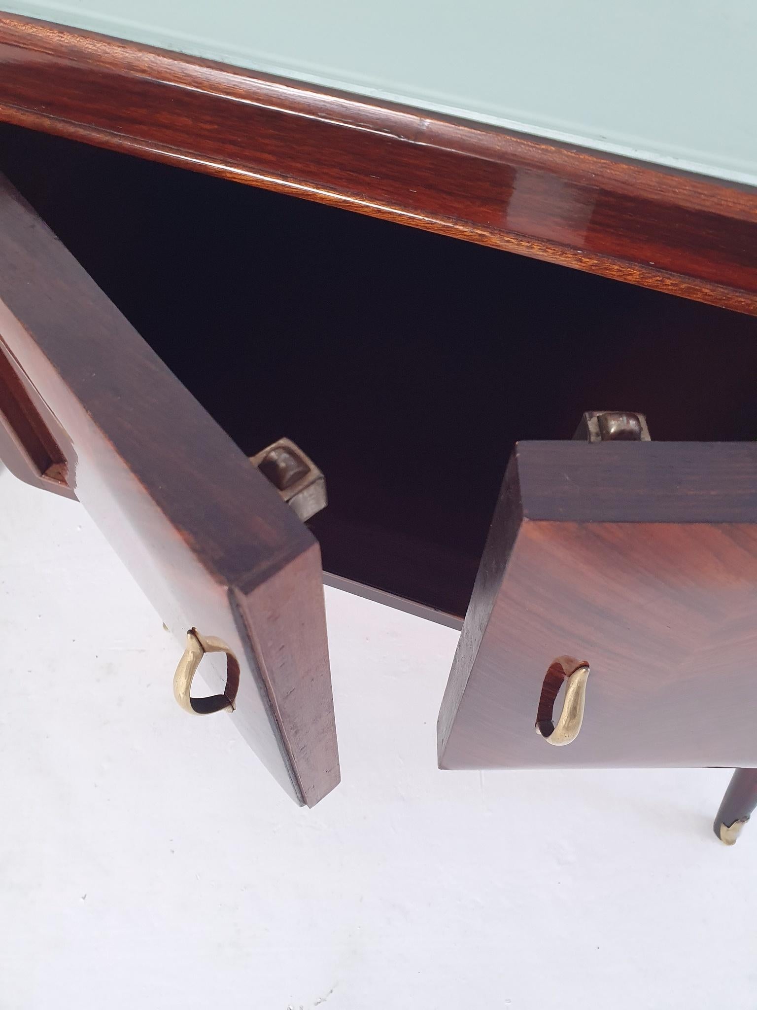 Pair of Nightstands in style of Ico Parisi, Italy 2