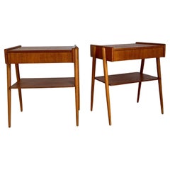 Pair of nightstands in teak, Denmark 1960