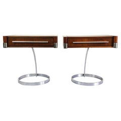 Pair of Nightstands in the Style of Boris Tabacoff