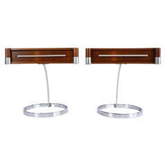 Pair of Nightstands in the Style of Boris Tabacoff