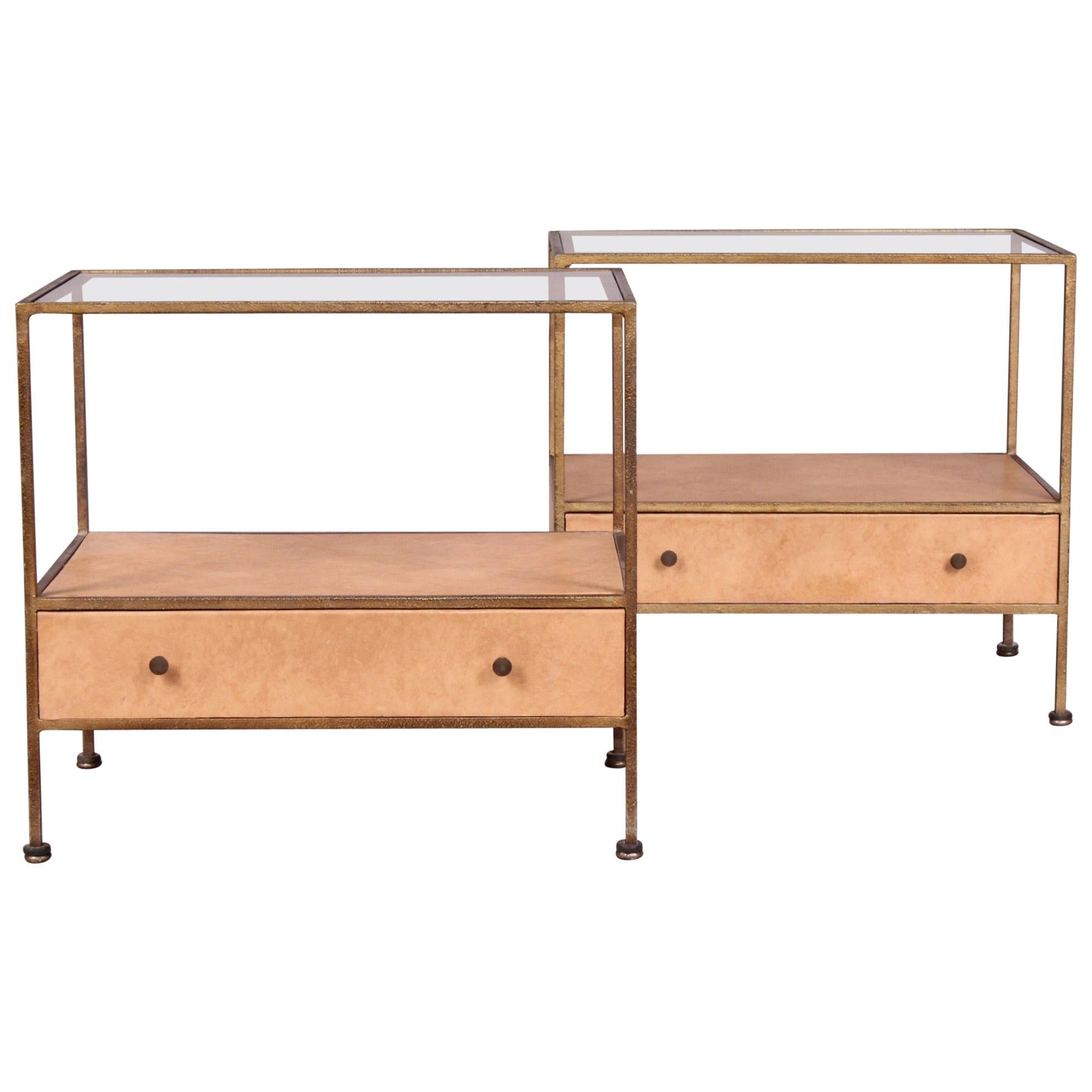 Pair of Nightstands in the Style of Paul McCobb