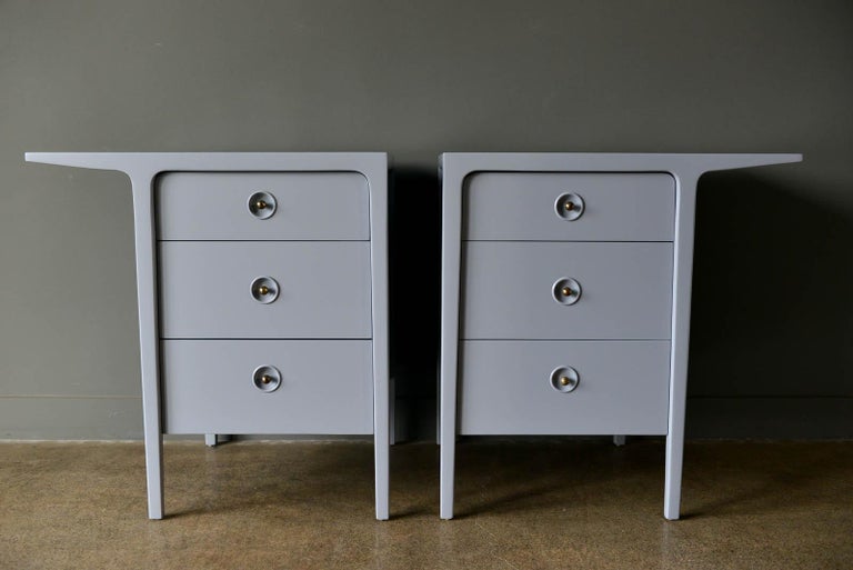 Pair Of Nightstands Or Cabinets By John Van Koert Circa 1960 For Sale At 1stdibs