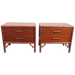 Pair of Nightstands/Side Tables by Frank Kyle