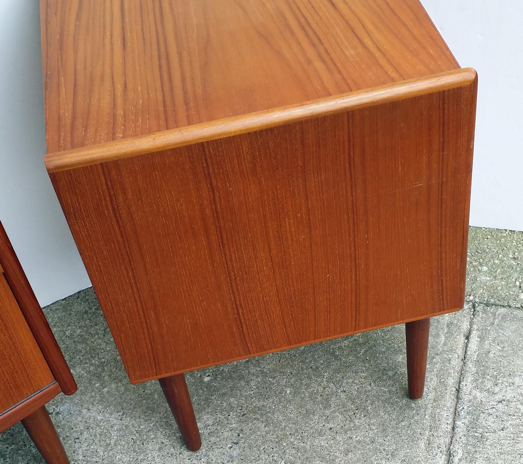 Scandinavian Modern Pair of Nightstands Svend Madsen Falster, Denmark