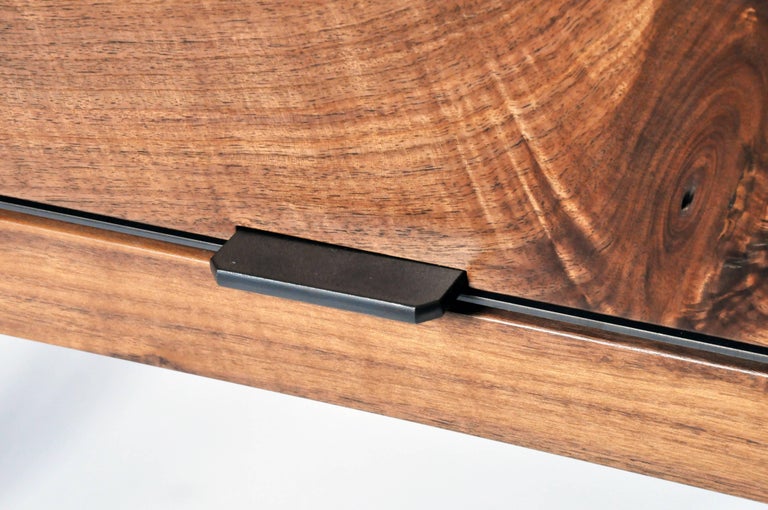 Nightstand with Hot Rolled Steel Case at 1stDibs