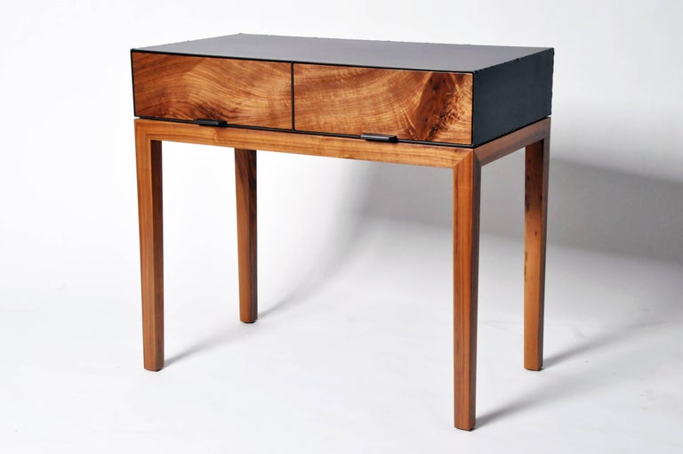 Nightstand with Hot Rolled Steel Case at 1stDibs