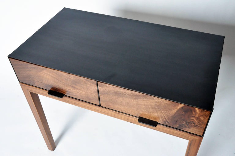 Nightstand with Hot Rolled Steel Case at 1stDibs