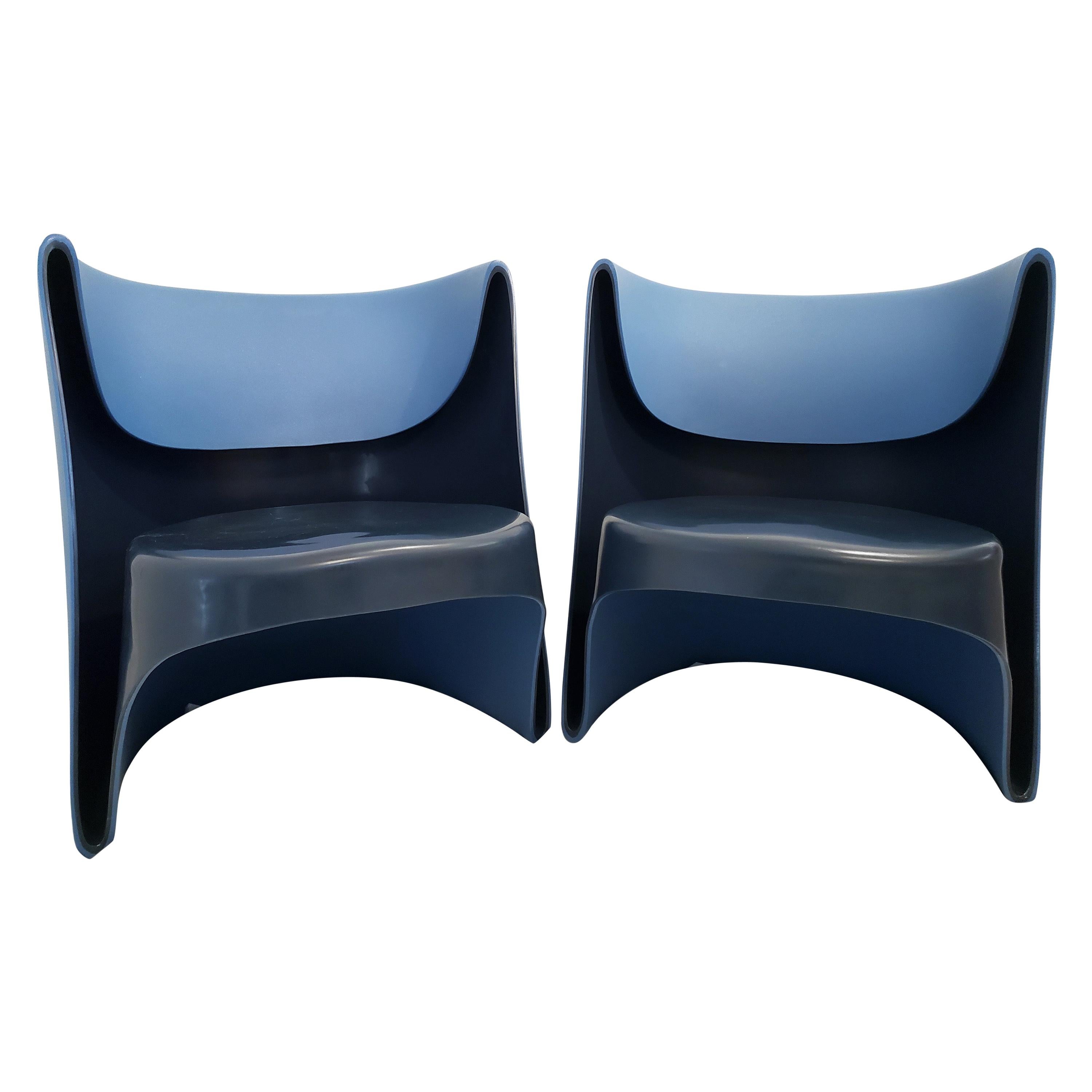 Ein Paar Nino Rota-Stühle von Ron Arad für Cappellini '2002'