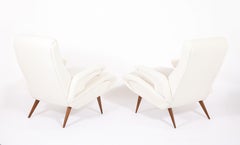 Pair of Nino Zoncada Armchairs, Italy, 1960's