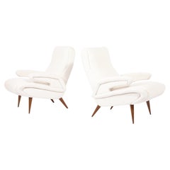 Pair of Nino Zoncada Armchairs, Italy, 1960's