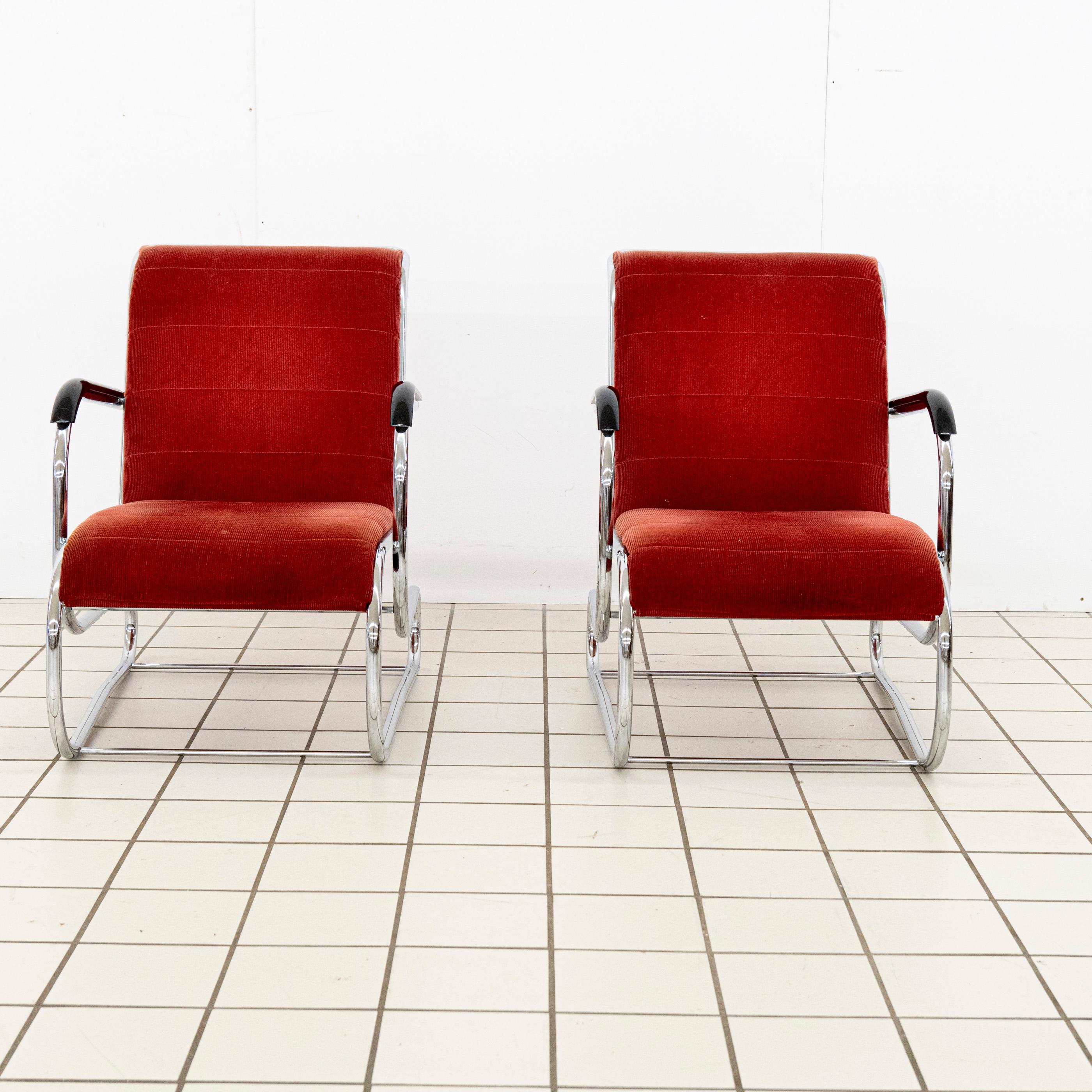 Paire de fauteuils n° 55 de Paul Schuitema, Dutch Originals en vente 4