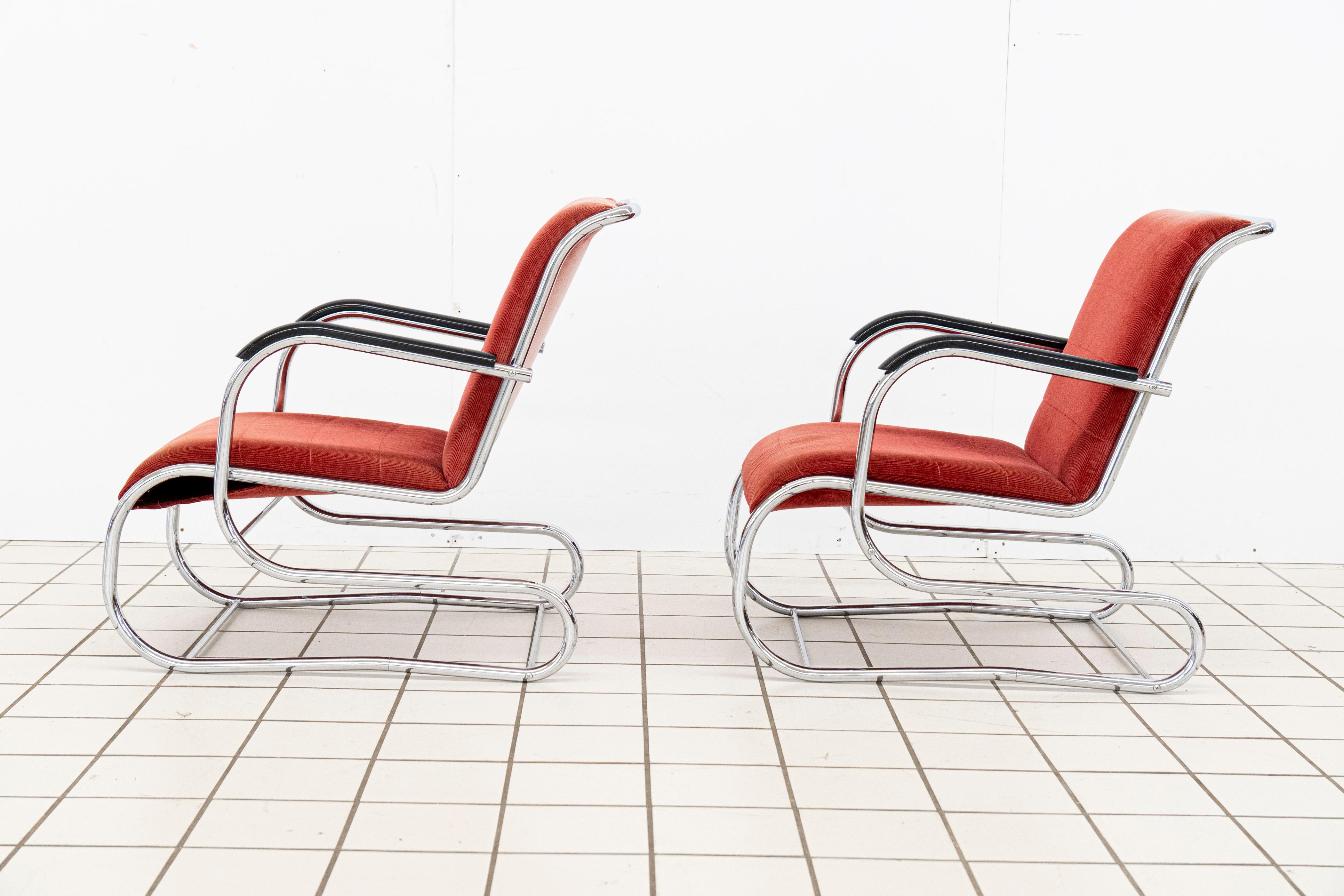 Paire de fauteuils n° 55 de Paul Schuitema, Dutch Originals en vente 1