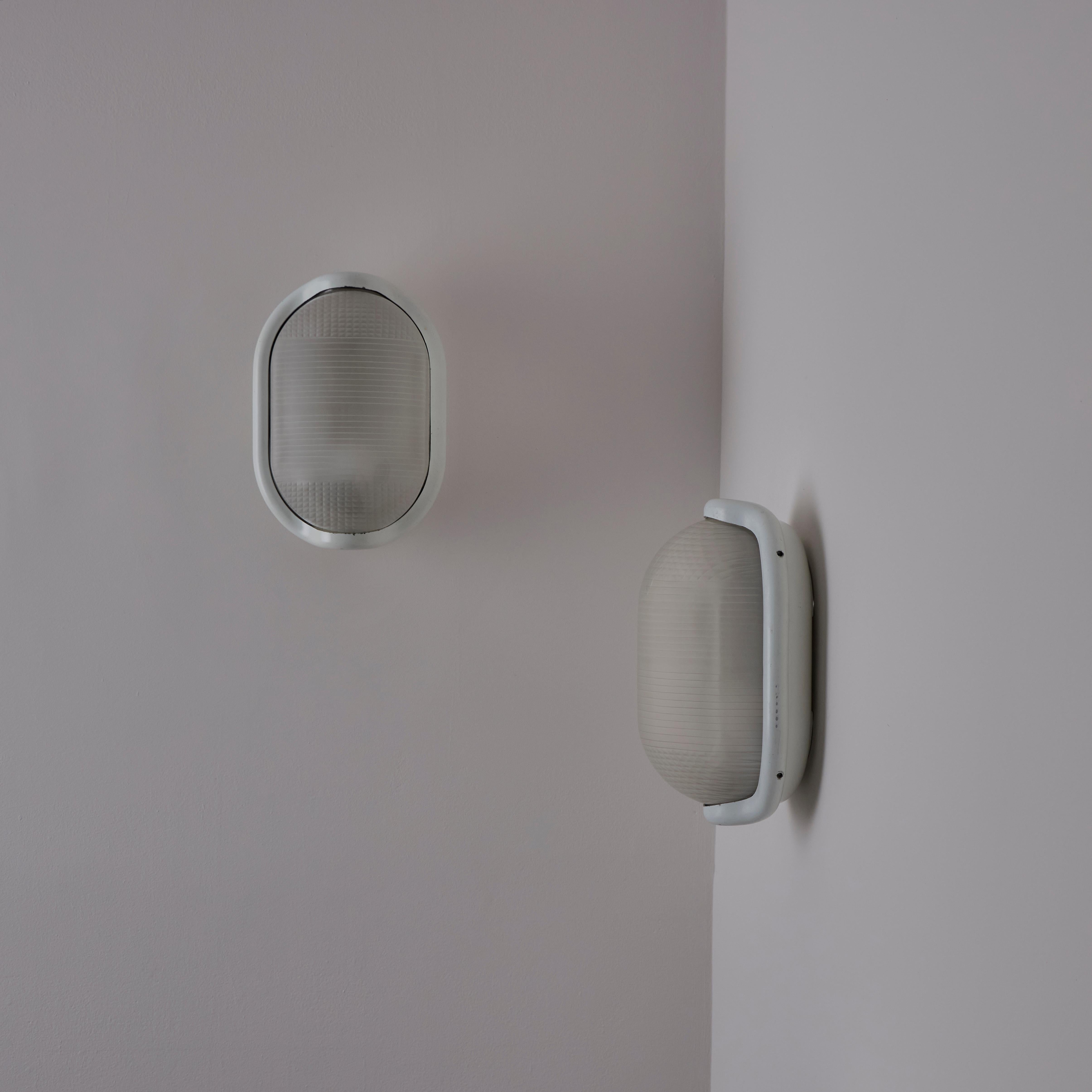 Enameled Pair of 'Noce' Sconce by Achille Castiglioni for Flos For Sale