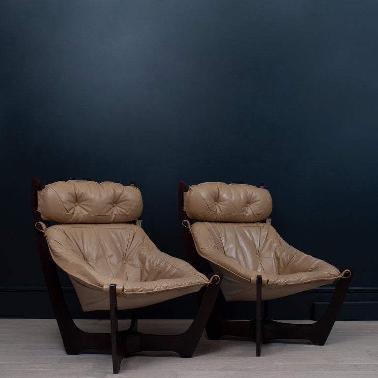 Pair of Nordic Luna Chairs For Sale at 1stDibs