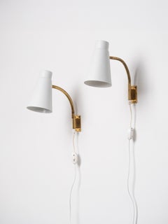 Pair of Nordic Modern Wall Lights by Itsu, Finland, 1960s
